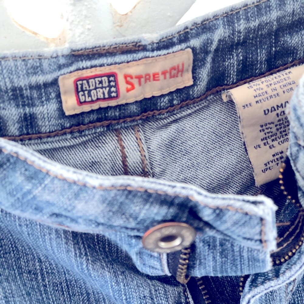 🟠Faded Glory stretch woman’s Jean shorts